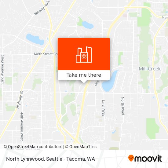 North Lynnwood map