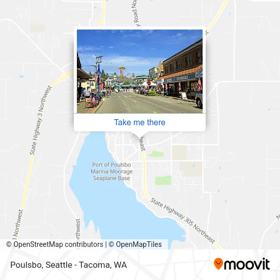 Poulsbo map