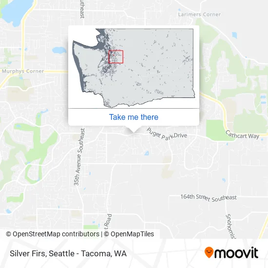 Silver Firs map