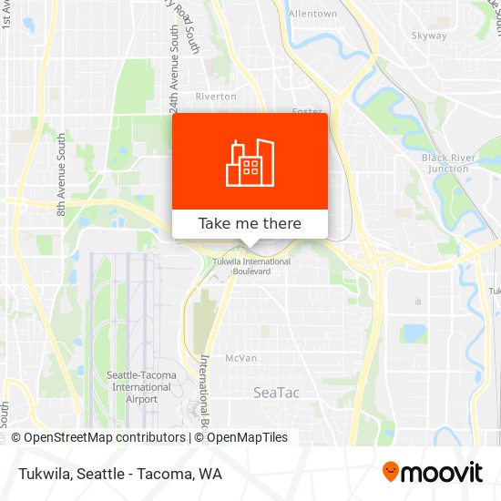 Mapa de Tukwila