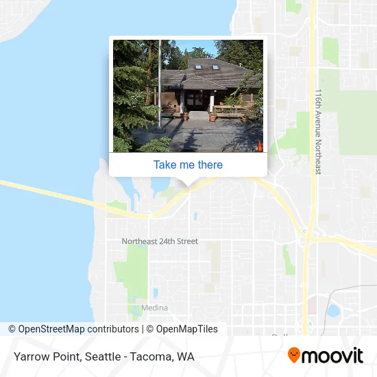 Yarrow Point map