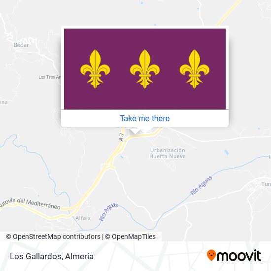 Los Gallardos map