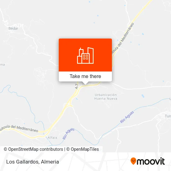 Los Gallardos map