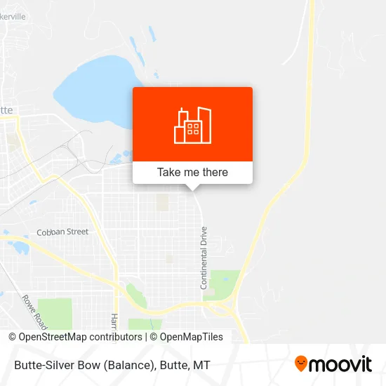Butte-Silver Bow (Balance) map