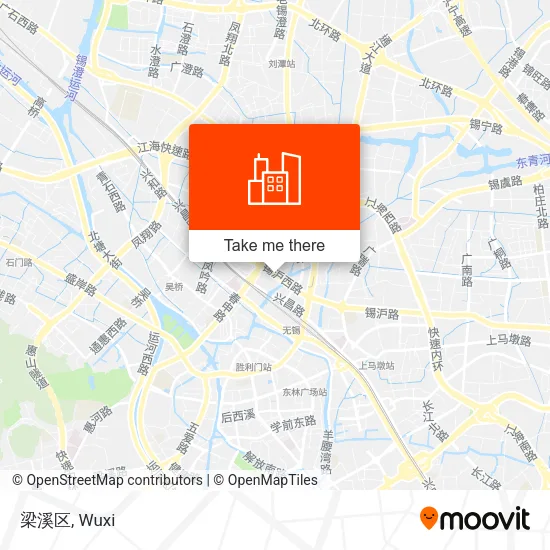 梁溪区 map