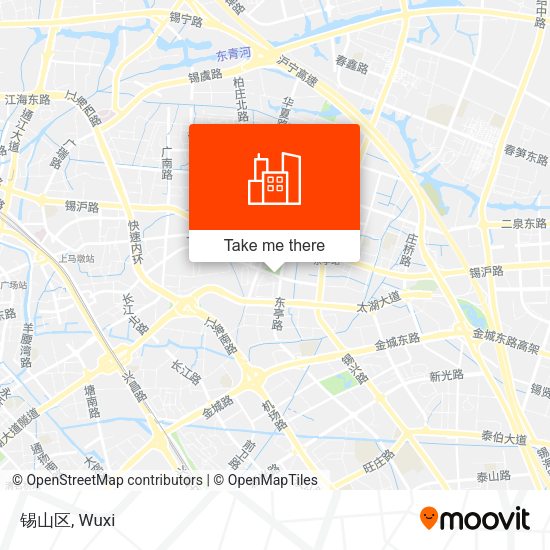 锡山区 map