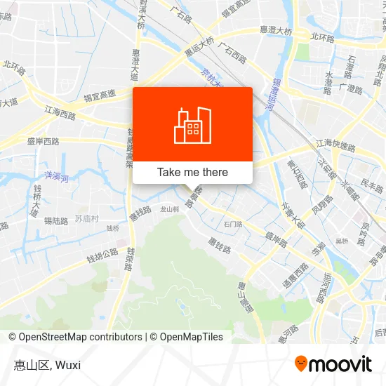 惠山区 map