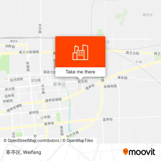 寒亭区 map