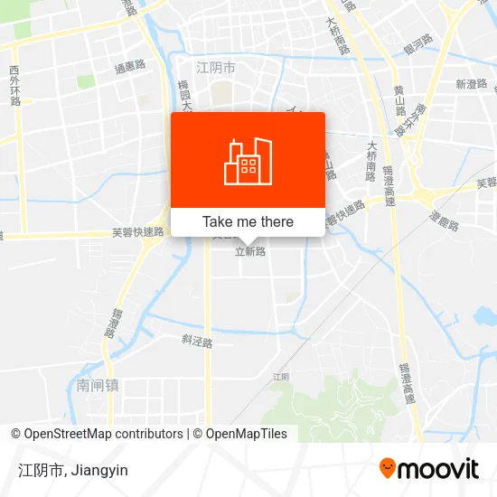江阴市 map