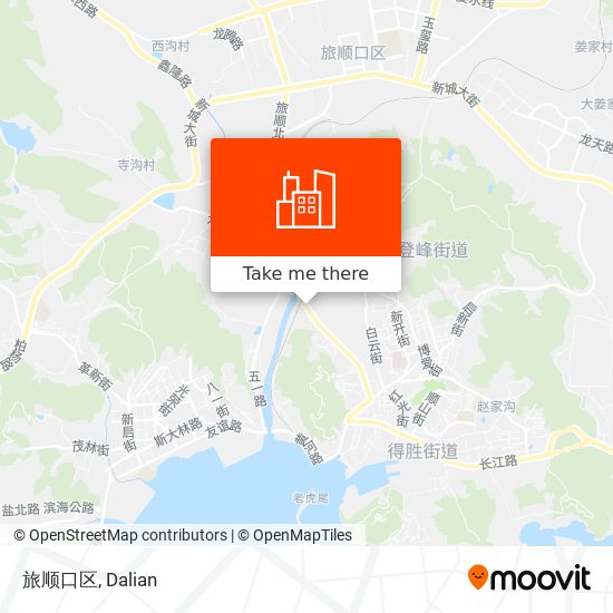 旅顺口区 map