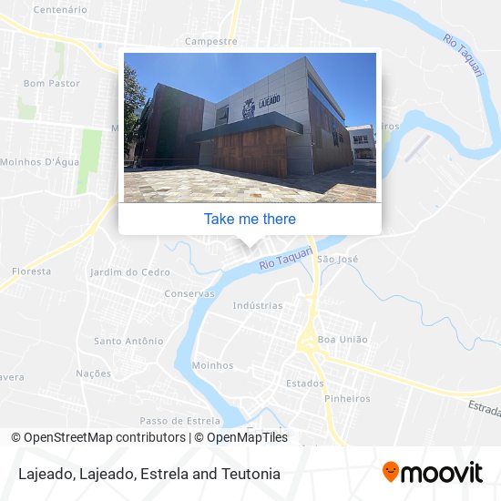 Lajeado map
