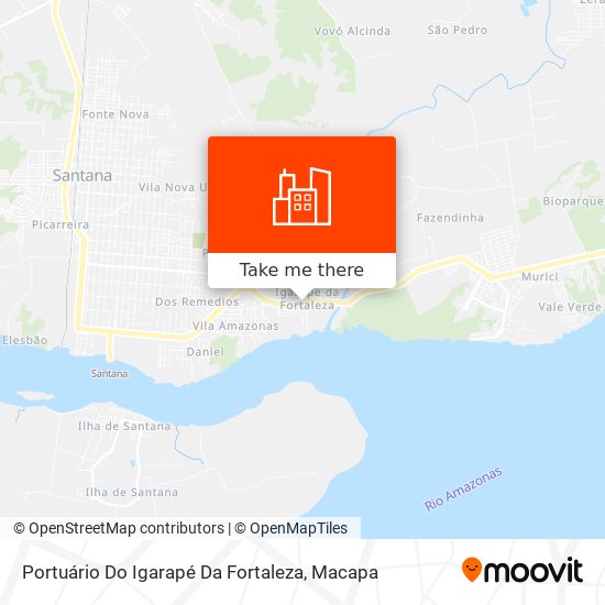 Portuário Do Igarapé Da Fortaleza map