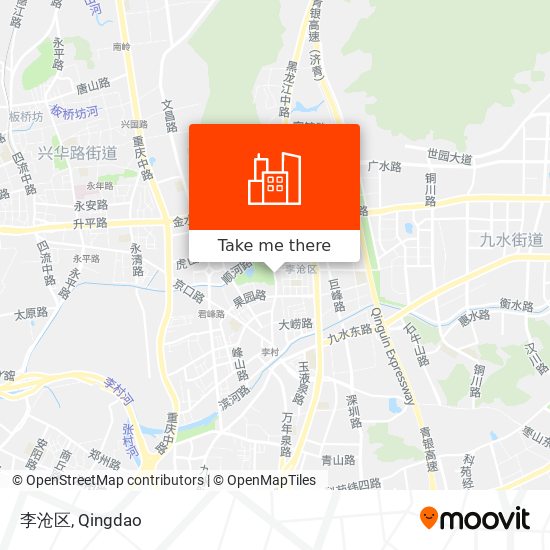 李沧区 map