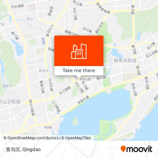 黄岛区 map