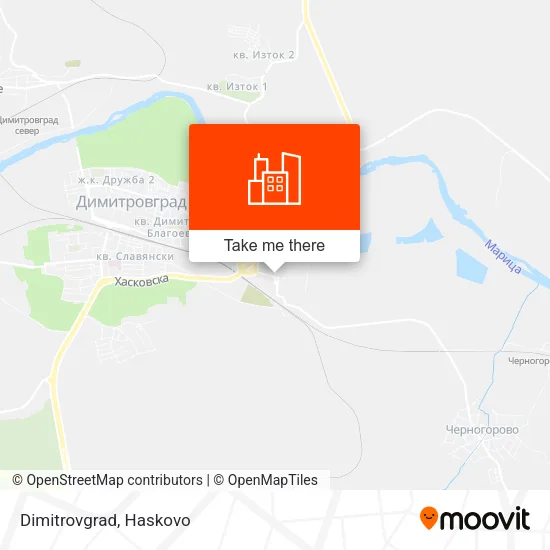 Карта Dimitrovgrad