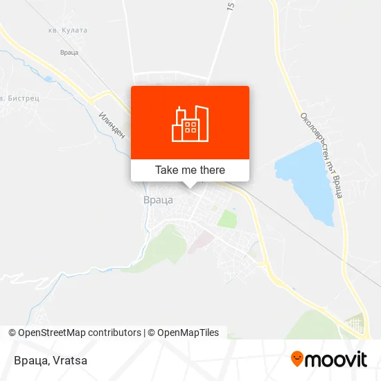 Враца map