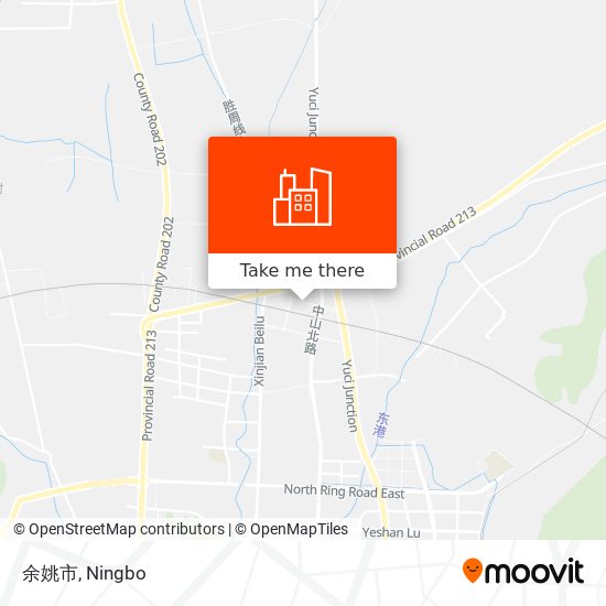 余姚市 map