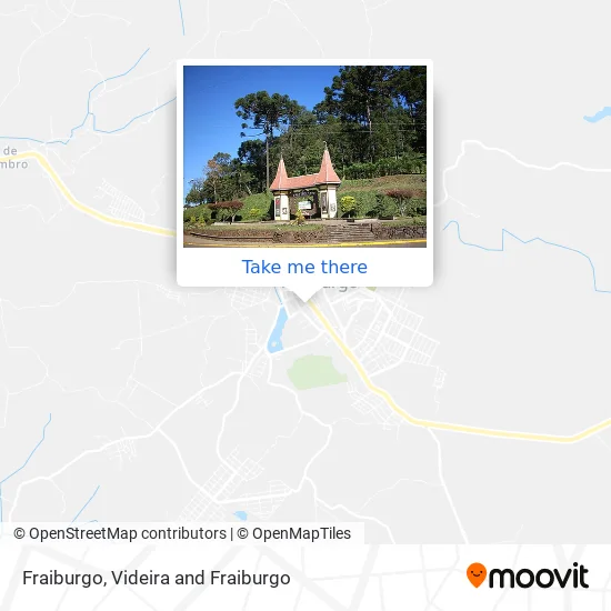 Fraiburgo map