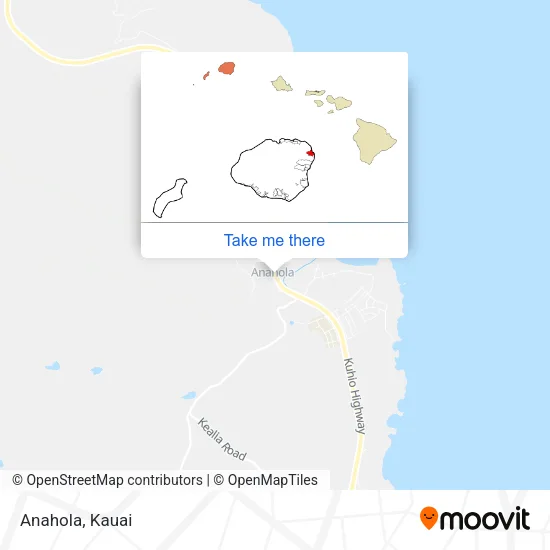 Anahola map