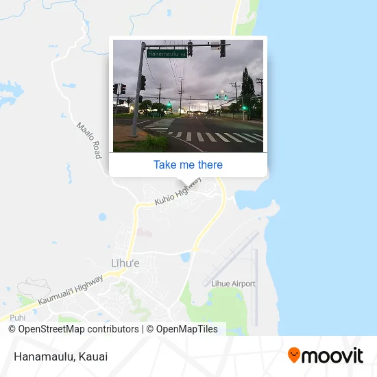 Hanamaulu map