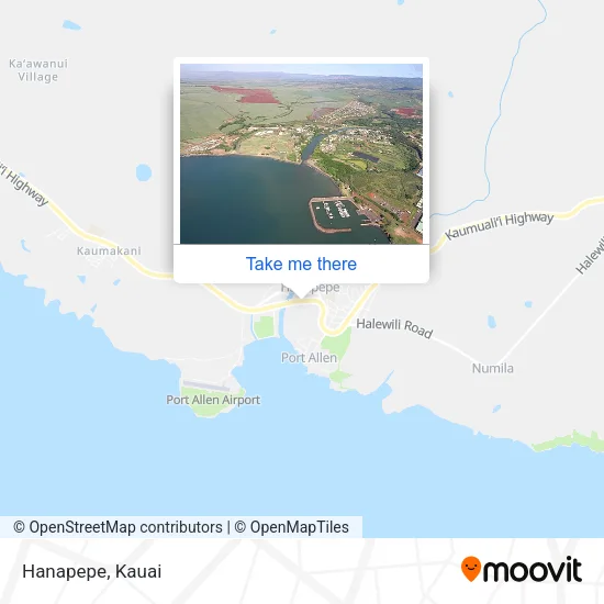 Hanapepe map