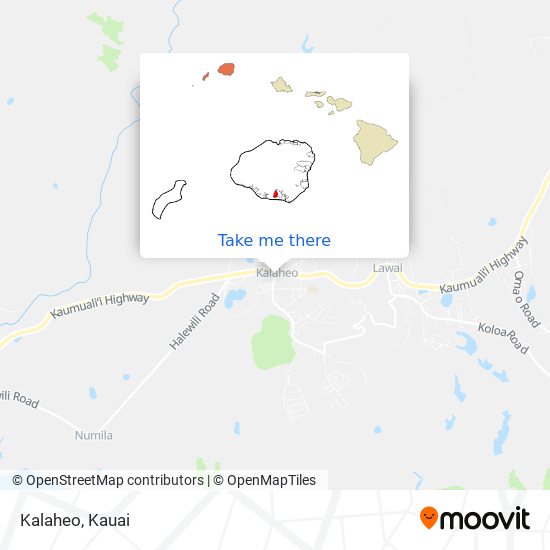 Kalaheo map