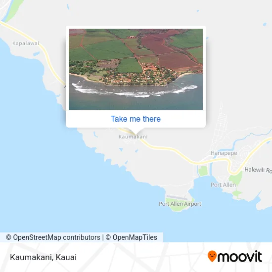 Kaumakani map