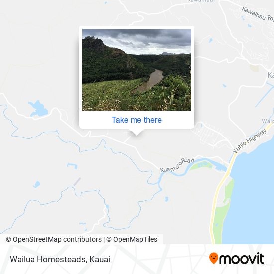 Wailua Homesteads map