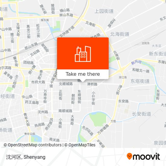 沈河区 map