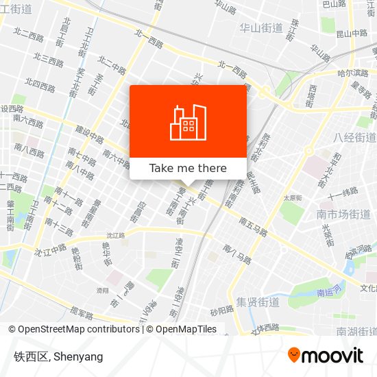 铁西区 map
