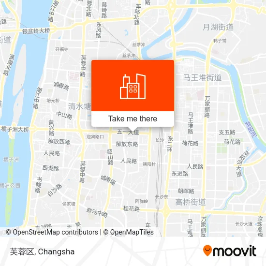 芙蓉区 map