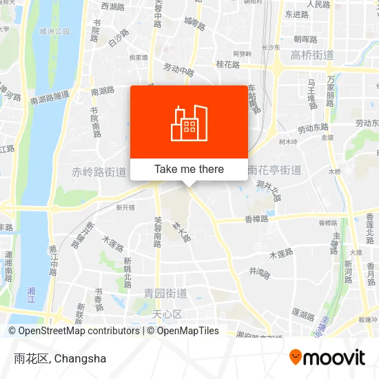 雨花区 map