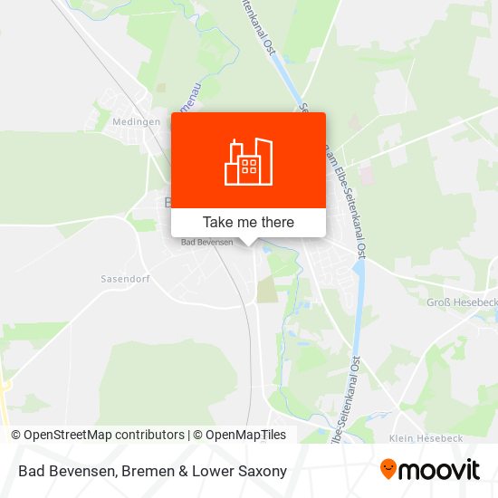Bad Bevensen map