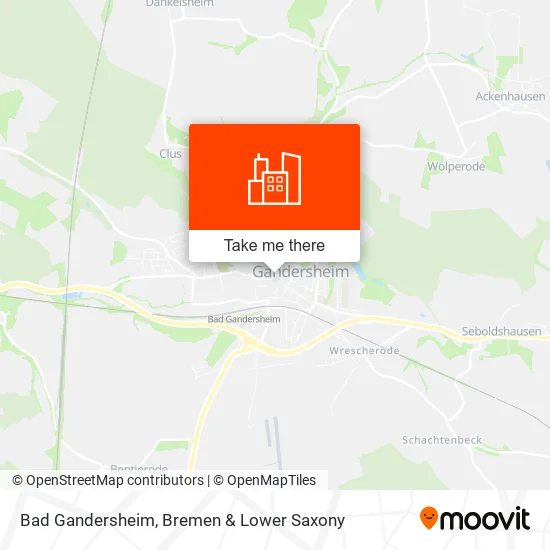 Карта Bad Gandersheim