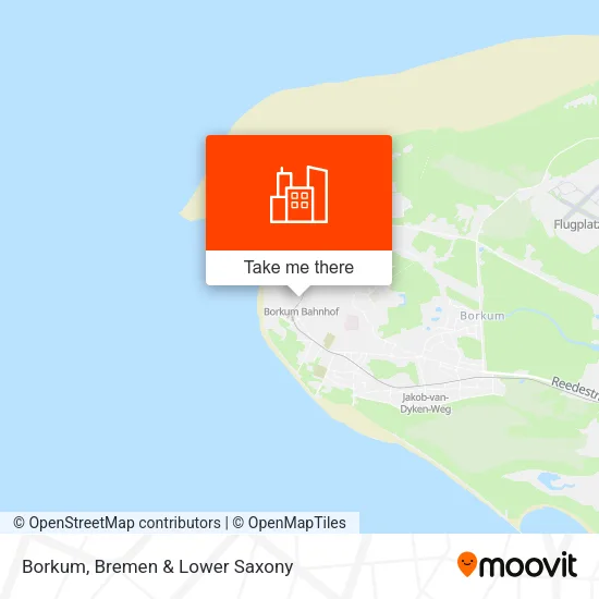 Карта Borkum