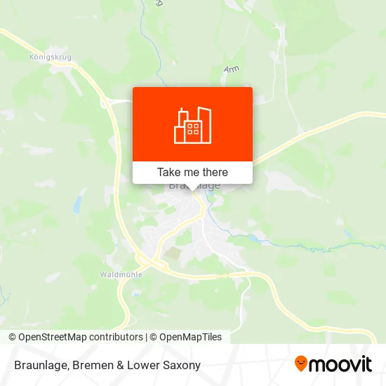 Карта Braunlage