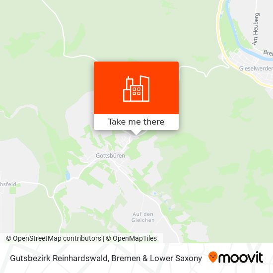 Gutsbezirk Reinhardswald map