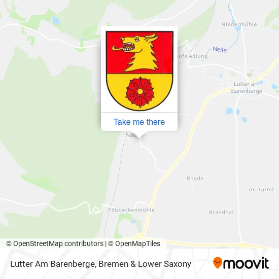Карта Lutter Am Barenberge