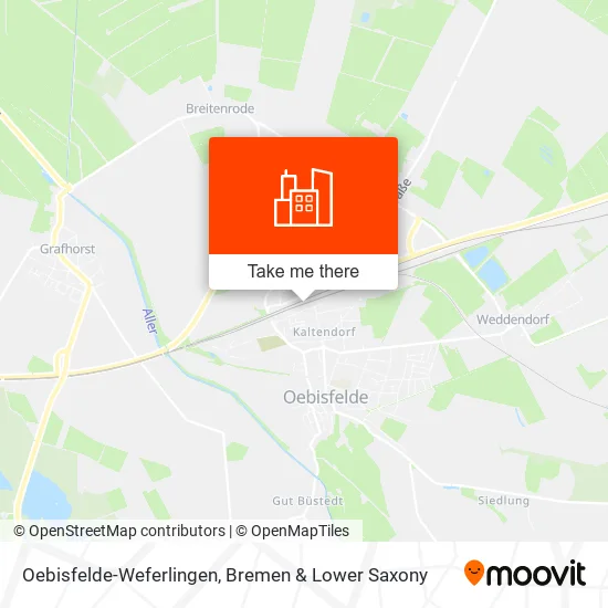 Карта Oebisfelde-Weferlingen