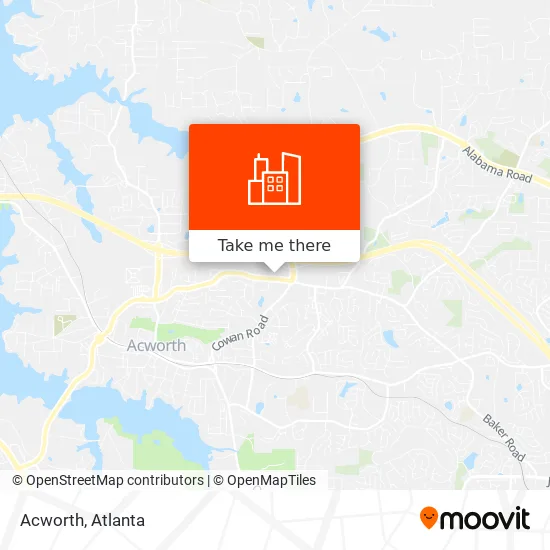 Acworth map