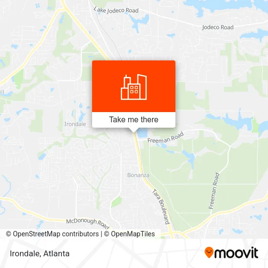 Irondale map