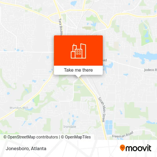 Jonesboro map
