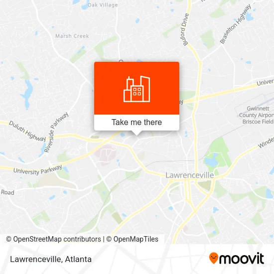 Lawrenceville map