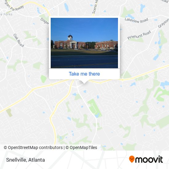 Snellville map