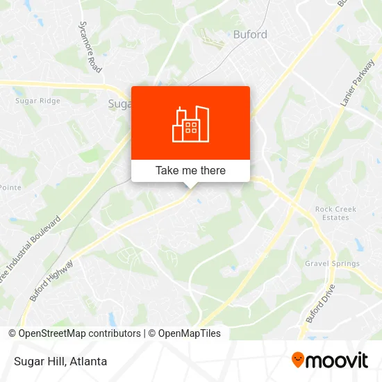Sugar Hill map