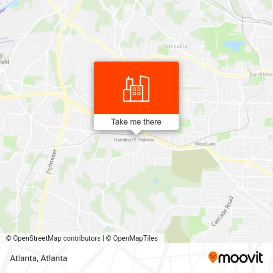Atlanta map