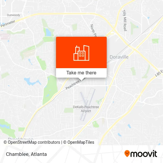 Chamblee map