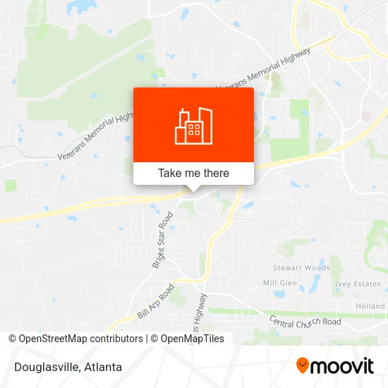 Douglasville map