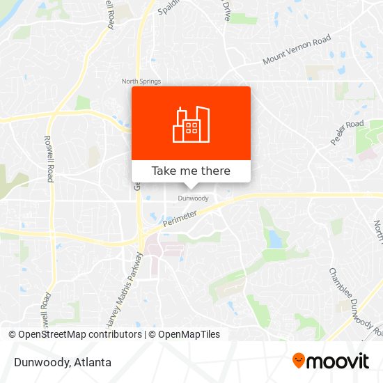 Dunwoody map