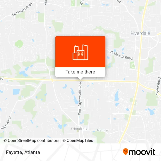 Fayette map